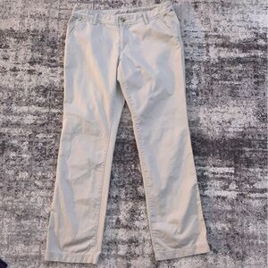 Eddie Bauer Tan Chinos with Straight Leg Design